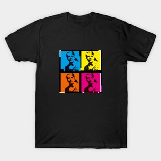 Robert Frost - Poet - colorful, pop art style design T-Shirt